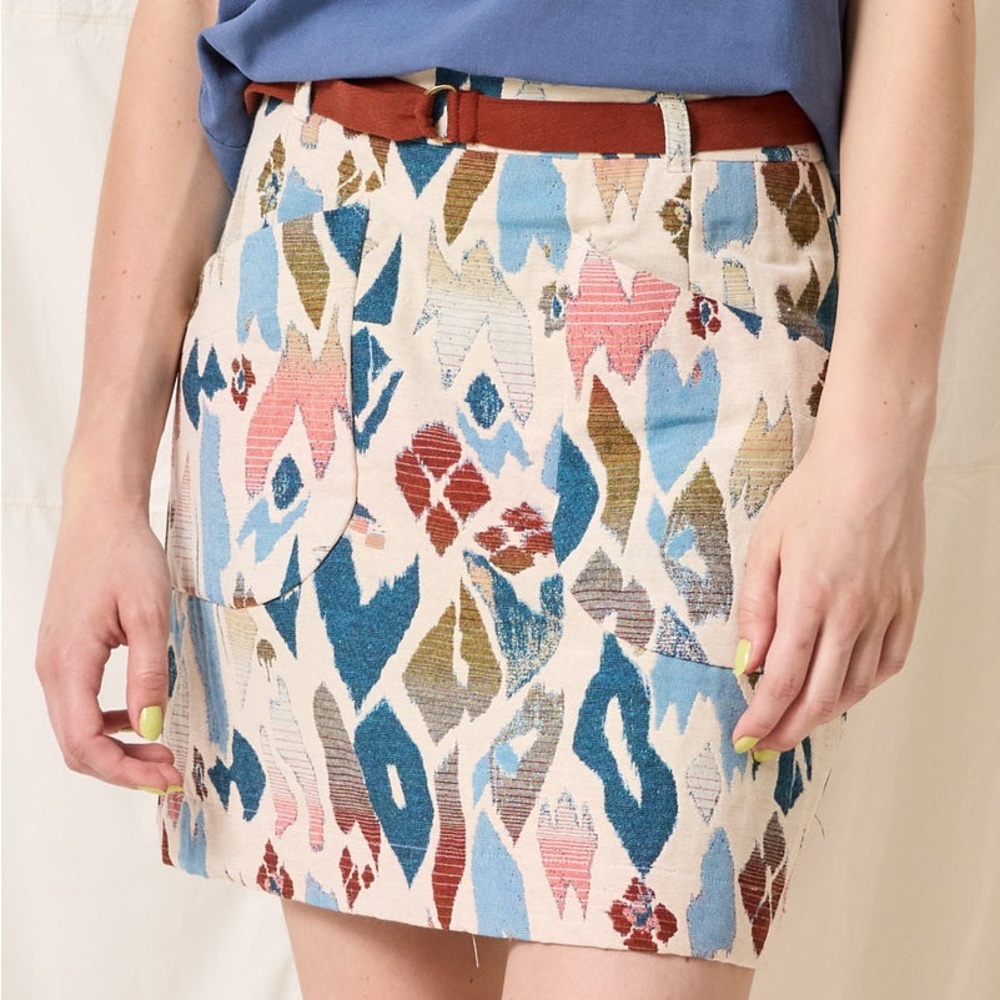 NWT Cokluch Paquerette Skirt in Thalassia Bleu
